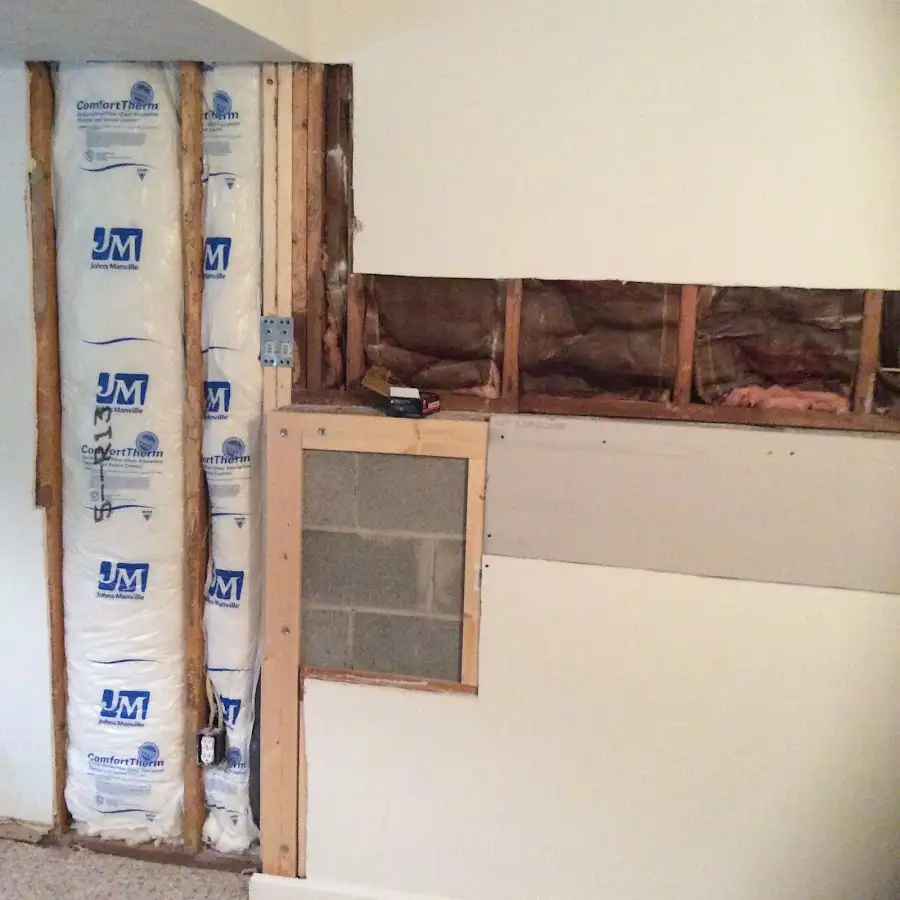Wall insulation replacement during Odor Removal & Deodorization in Valley